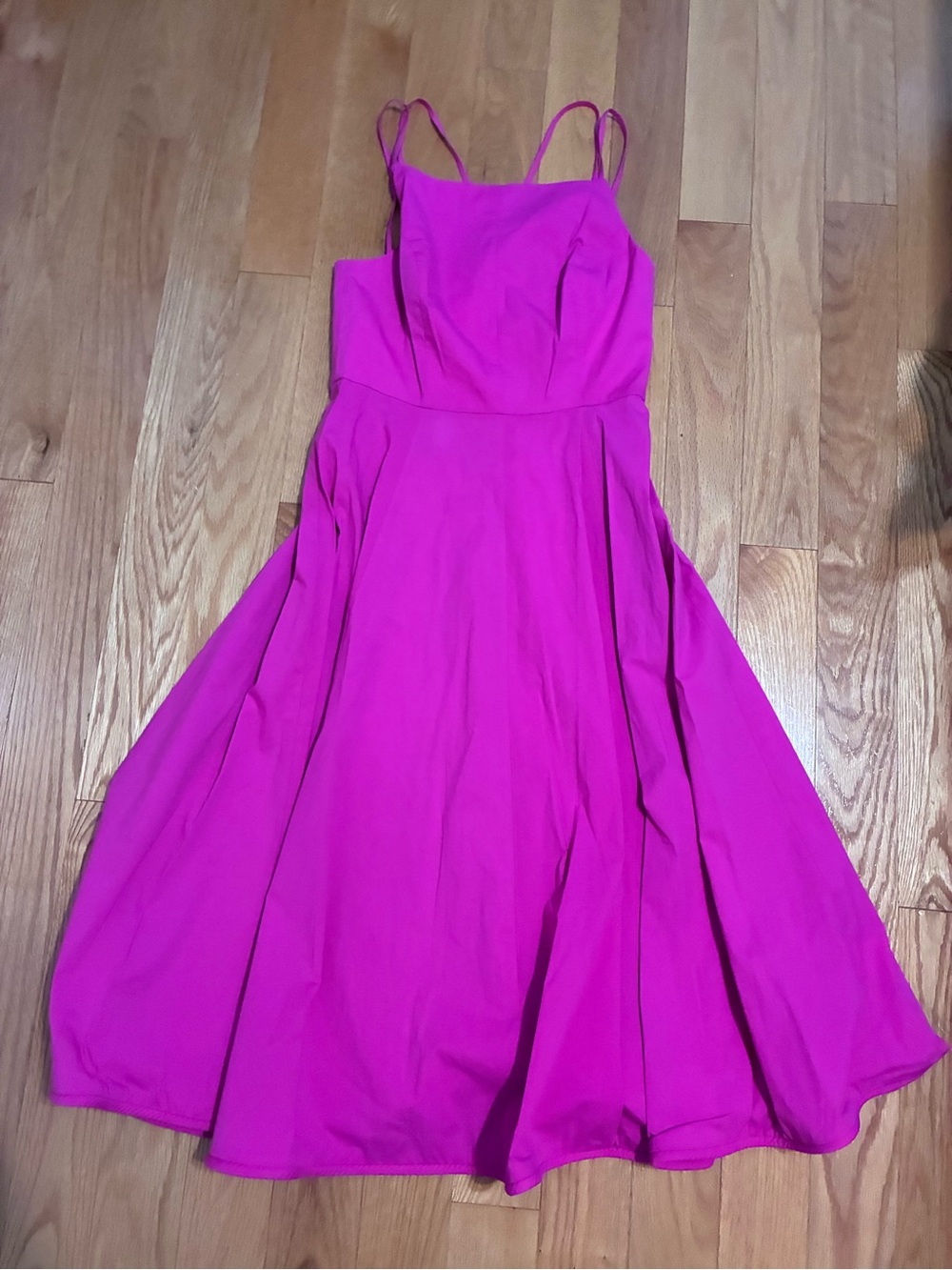 NWT Sachin + Babi Fuchsia Jacinta Double-Spaghetti Strap Maxi Dress Cerise 6